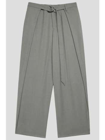 ανδρικό γκρι wide fit trousers with front panels ami paris σε προσφορά