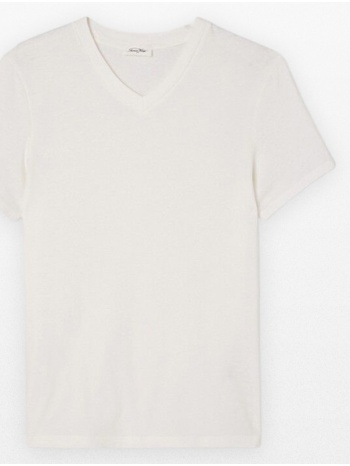 ανδρικό λευκό men`s t-shirt gamipy american vintage