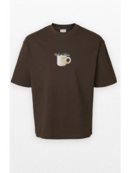 ανδρικό καφέ printed ...