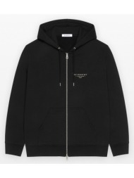 ανδρικό μαύρο black zipped hoodie givenchy