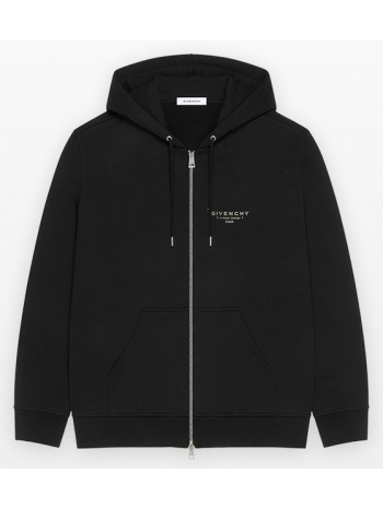 ανδρικό μαύρο black zipped hoodie givenchy σε προσφορά