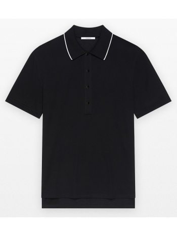 ανδρικό μαύρο embroidered t-shirt polo in black givenchy σε προσφορά