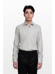 ανδρικό γκρι classic shirt in grey gherardi