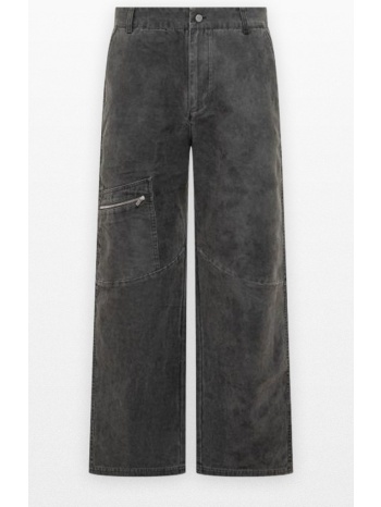 ανδρικό μαύρο cotton workwear pant represent σε προσφορά