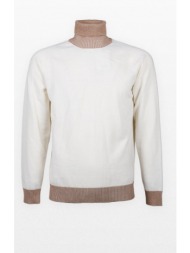 ανδρικό μπεζ knitted sweater +39masq