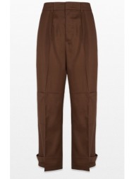 ανδρικό καφέ brown costin trousers costumein