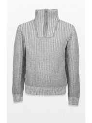 ανδρικό γκρι knitted sweater in grey lubiam