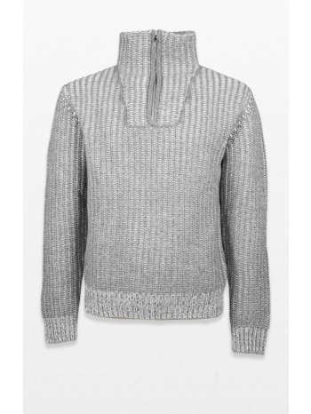 ανδρικό γκρι knitted sweater in grey lubiam σε προσφορά