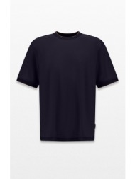 ανδρικό μπλε soft wool jersey t-shirt herno