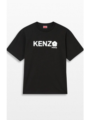 ανδρικό μαύρο boke flower 2.0 oversized t-shirt kenzo