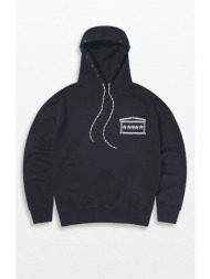 ανδρικό μαύρο faded studmeggedon hoodie aries