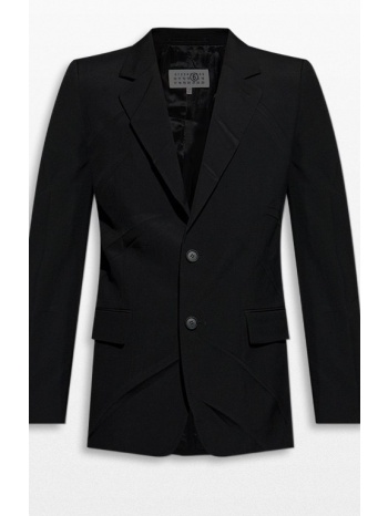 ανδρικό μαύρο suit jacket mm6 maison margiela σε προσφορά