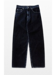 ανδρικό μαύρο wide-leg jeans mm6 maison margiela