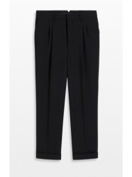 ανδρικό γκρι carrot fit trousers ami paris