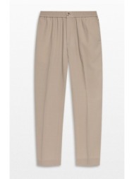 ανδρικό μπεζ elasticated waist trousers ami paris