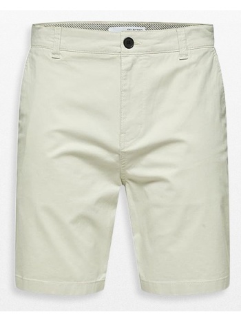 ανδρικό μπεζ comfort fit shorts selected homme