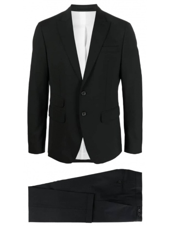 ανδρικό μαύρο two-piece single-breasted suit dsquared2