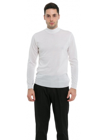 ανδρικό λευκό hign neck sweater in white 39masq σε προσφορά