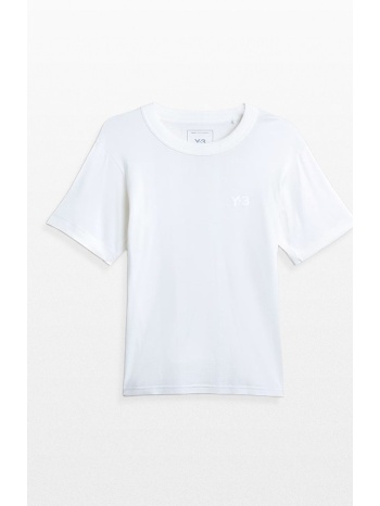 ανδρικό λευκό slim short sleeve t-shirt y-3