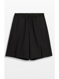 ανδρικό μαύρο sport uniform pleated shorts y-3