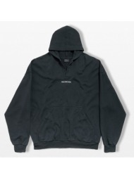 ανδρικό μπλε back polo hoodie balenciaga