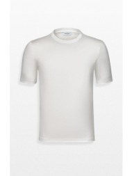 ανδρικό λευκό round neck t-shirt gran sasso