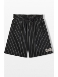 ανδρικό μαύρο mesh pinstripe shorts y-3