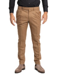 ανδρικό καφέ raffi tailored trousers/camel berwich