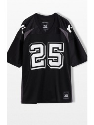 ανδρικό μαύρο football jersey y-3 x neighborhood
