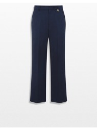 ανδρικό μπλε navy monogram chino trousers casablanca