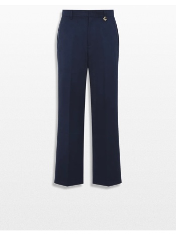 ανδρικό μπλε navy monogram chino trousers casablanca