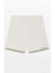 ανδρικό λευκό tennis boucle shorts casablanca