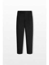 ανδρικό μαύρο cotton gabardine trousers dolce&gabbana