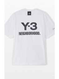 ανδρικό λευκό logo tee y-3