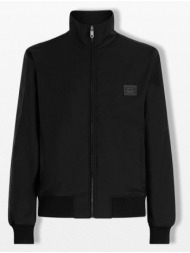 ανδρικό μαύρο wool canvas jacket dolce&gabbana
