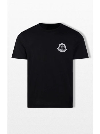 ανδρικό μαύρο ss t-shirt moncler