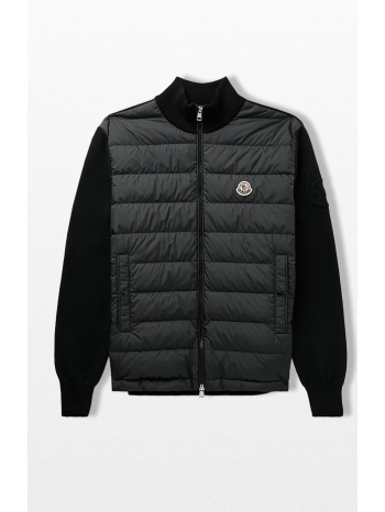 ανδρικό μαύρο cardigan moncler