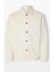 selected homme ανδρικό λευκό regular fit overshirt