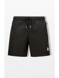 moncler ανδρικό μαύρο swim shorts in black