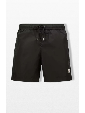 moncler ανδρικό μαύρο swim shorts in black