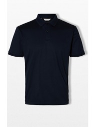 selected homme ανδρικό μπλε polo shirt
