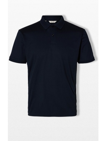 selected homme ανδρικό μπλε polo shirt