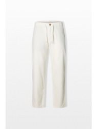 selected homme ανδρικό λευκό slim tapered trousers