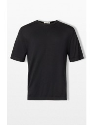 selected homme ανδρικό μαύρο knitted t-shirt
