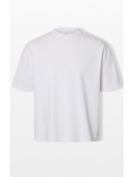 selected homme ανδρικό λευκό crewneck t-shirt