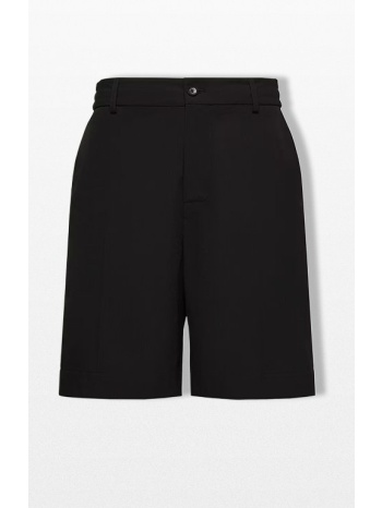 moncler ανδρικό μαύρο seersucker shorts