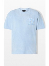 represent ανδρικό μπλε western initial t-shirt