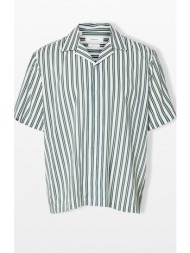 selected homme ανδρικό πράσινο printed shirt