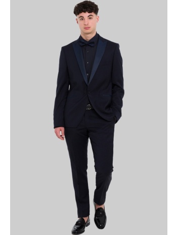 ivergano ανδρικό μπλε three piece suit/blue