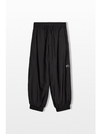 y-3 ανδρικό μαύρο raw edge 3-stripes pants